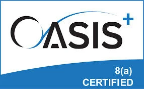 OASIS 8(a) Certified logo for contracting vehicles.