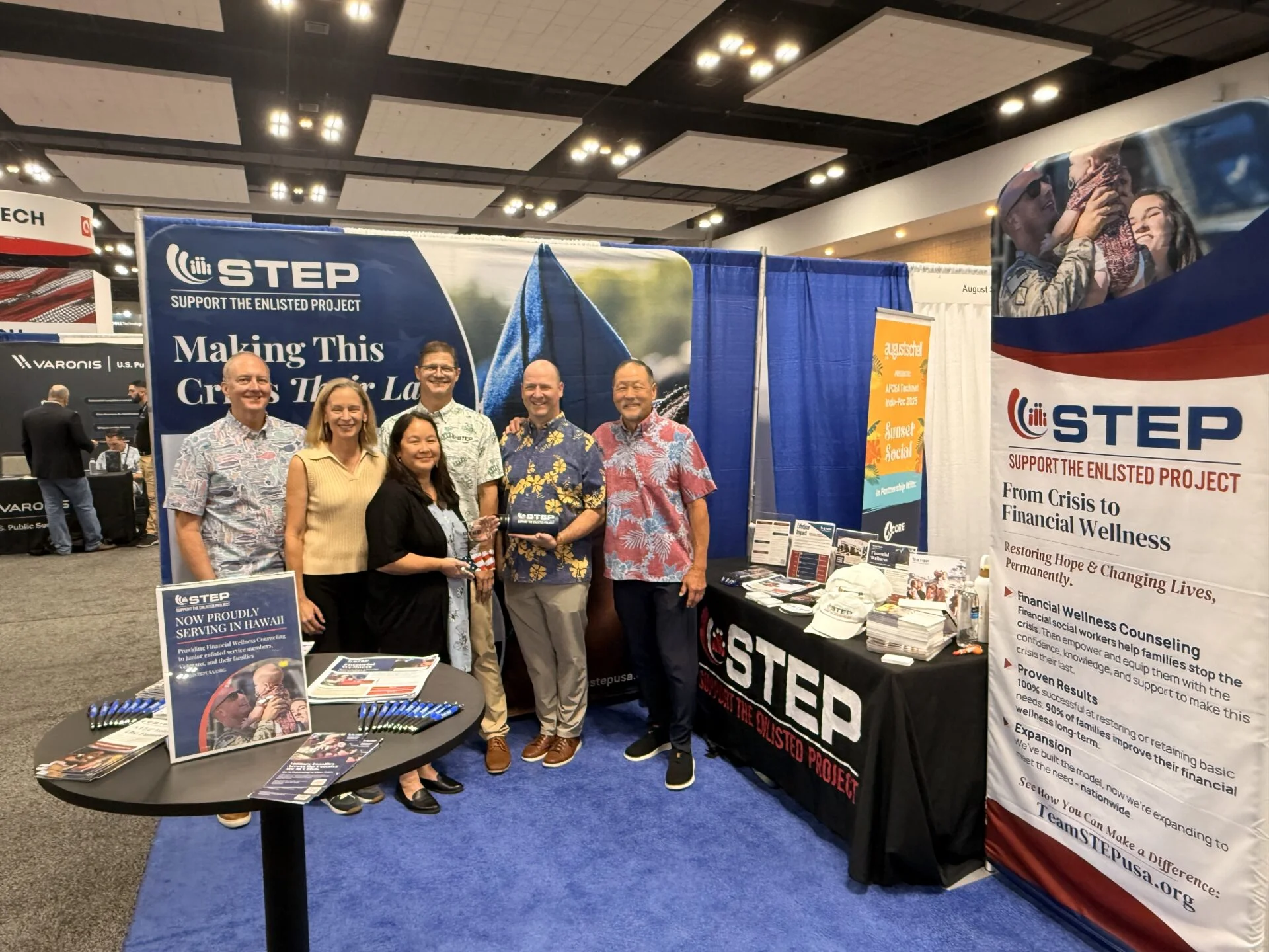 Nakupuna Foundation team with STEP CEO Tony Teravainen at the 2025 Honor Roll of Leadership Award