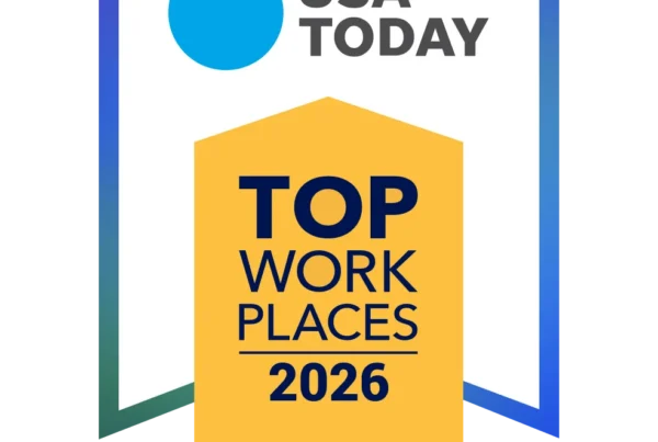 USA Today Top Workplaces 2026 award badge featuring the Nakupuna Companies. Nakupuna named a USA Today Top Workplace for its employee culture and engagement.