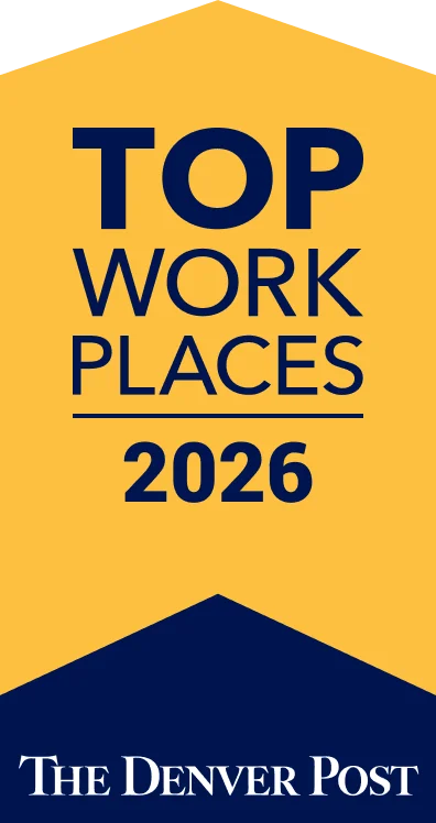 The Denver Post Top Workplaces 2026 award banner in yellow and navy blue, recognizing Nakupuna Companies. This image is featured on the Nakupuna Companies website.